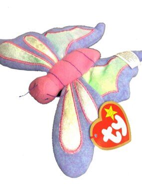 Vintage 2000 McDonald's Ty Flitter the Butterfly Plush #8 in package SEALED